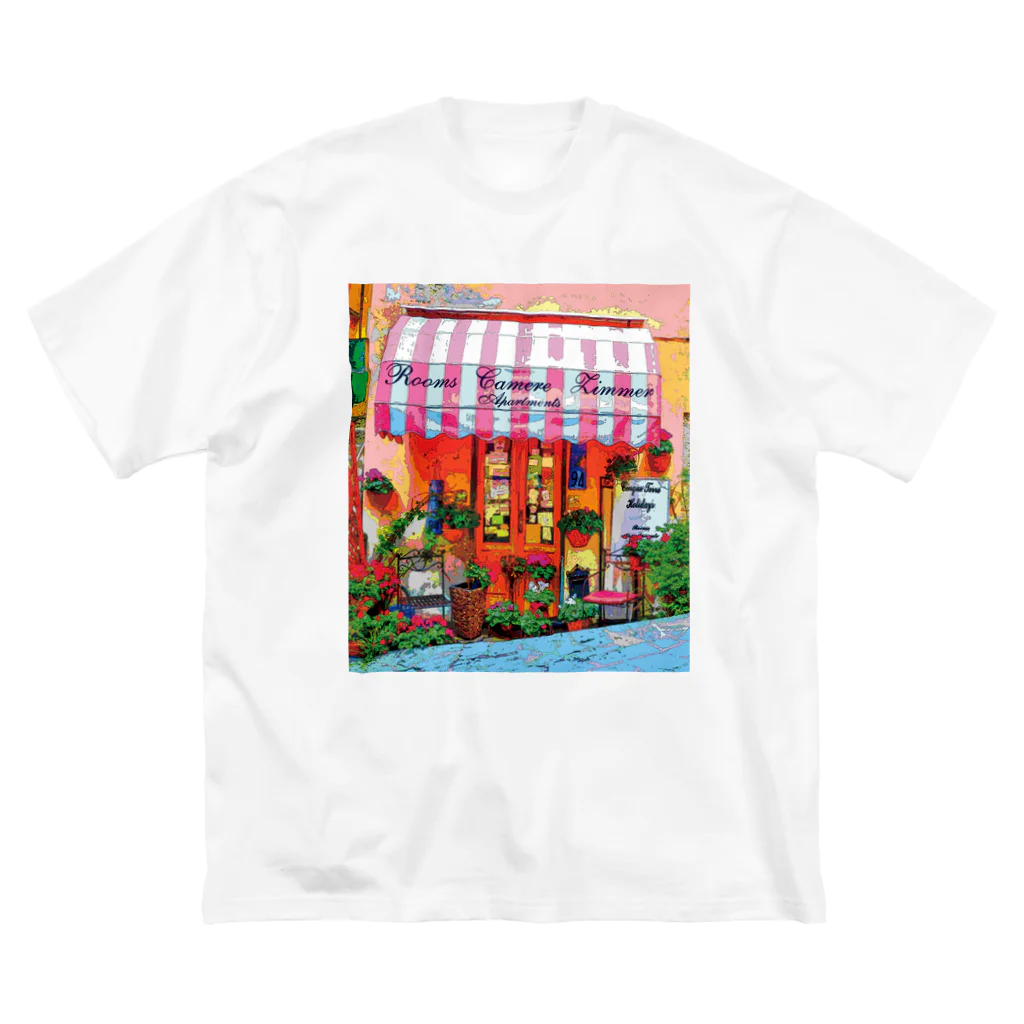 GALLERY misutawoのイタリア チンクエ・テッレの街角 Big T-Shirt