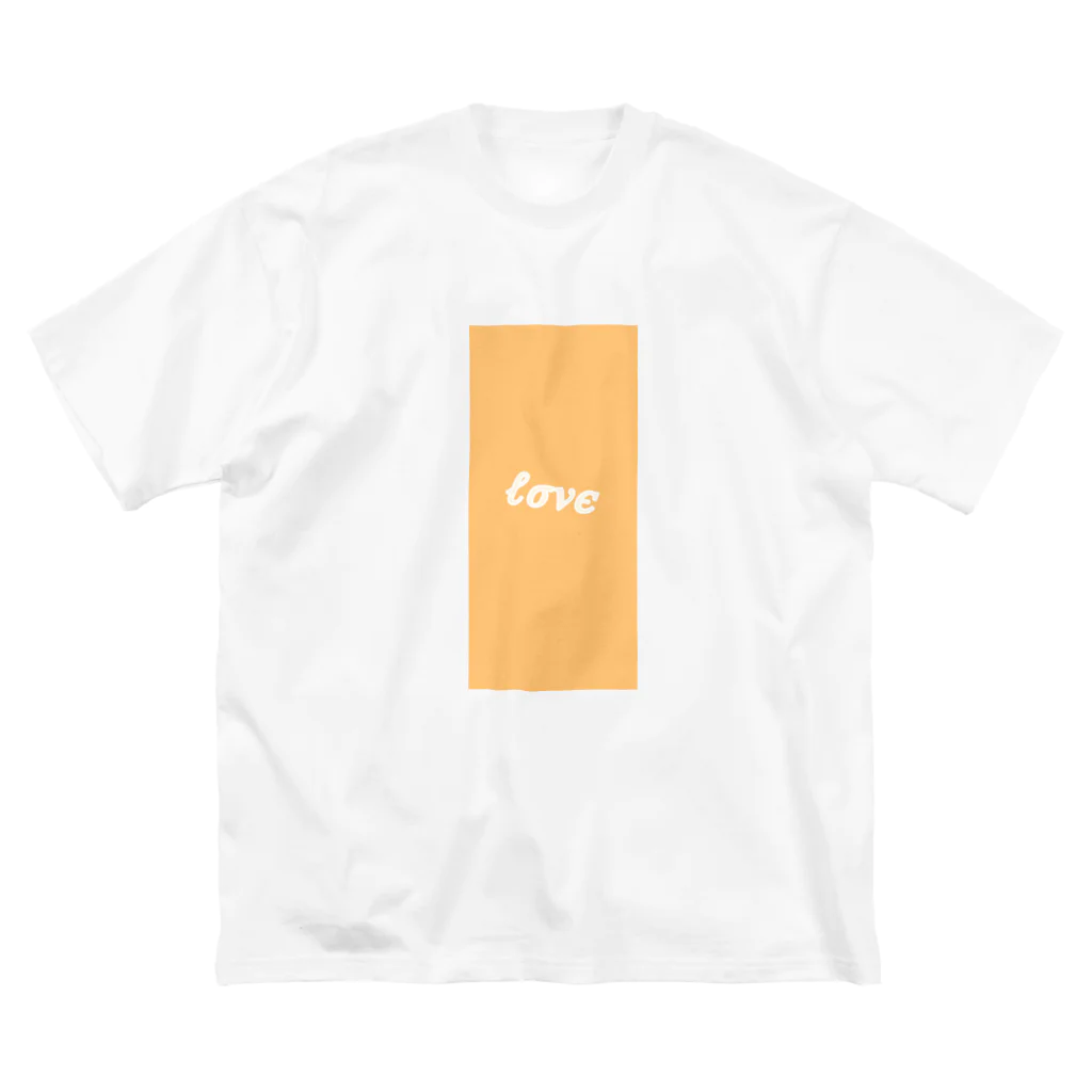 SummerのLove_orange ビッグシルエットTシャツ