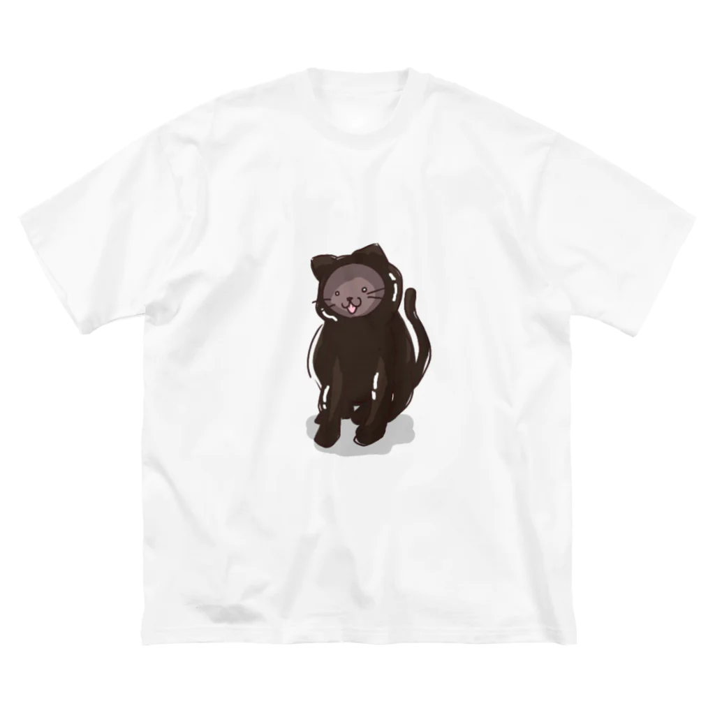 ちょこねこshopのちょこねこビッグシルエットTシャツ Big T-Shirt