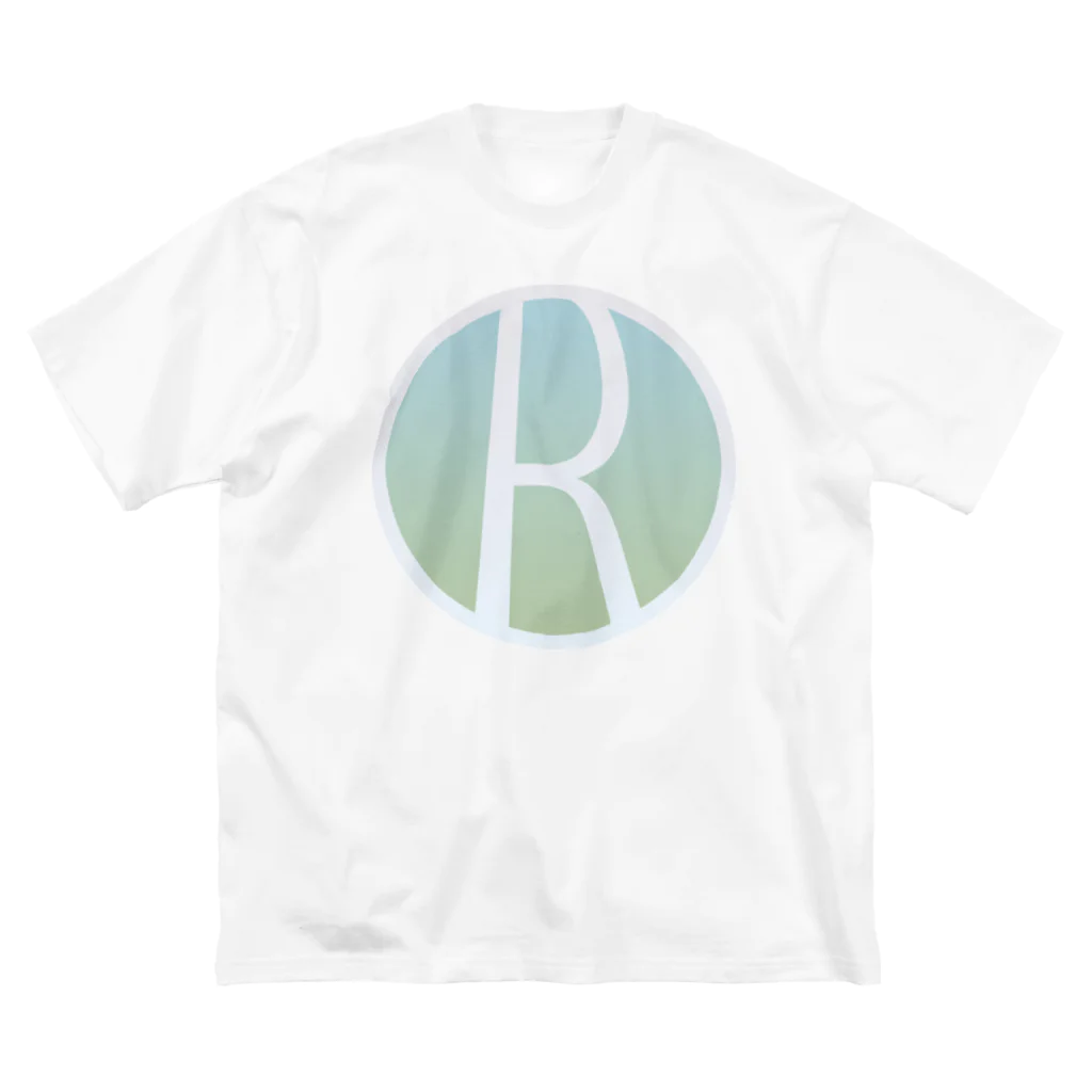 REST IN RECORDSのレストインレコーズ | レーベルロゴ | オフィシャルカラー ビッグシルエットTシャツ