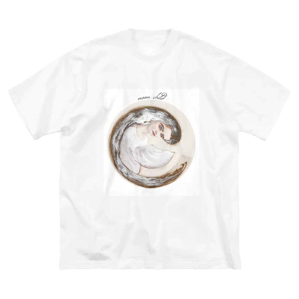 ケヨノミの月の子 moon child ビッグシルエットTシャツ