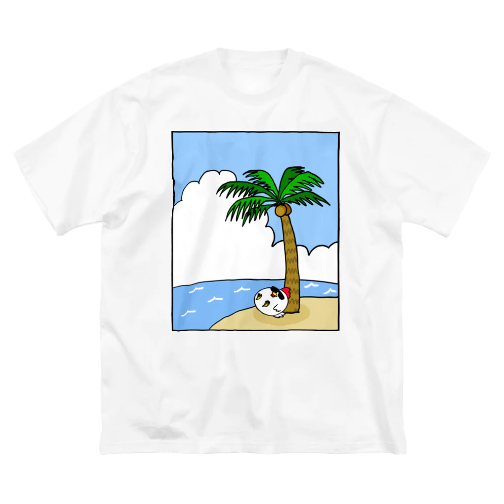 NOKIO MUXのニワトリの休日　夏F ビッグシルエットTシャツ