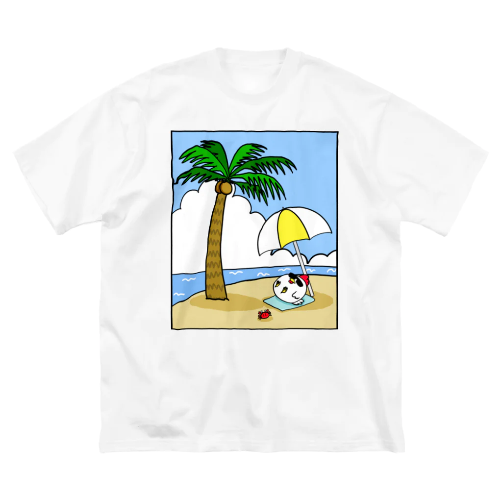 NOKIO MUXのニワトリの休日　夏FT ビッグシルエットTシャツ