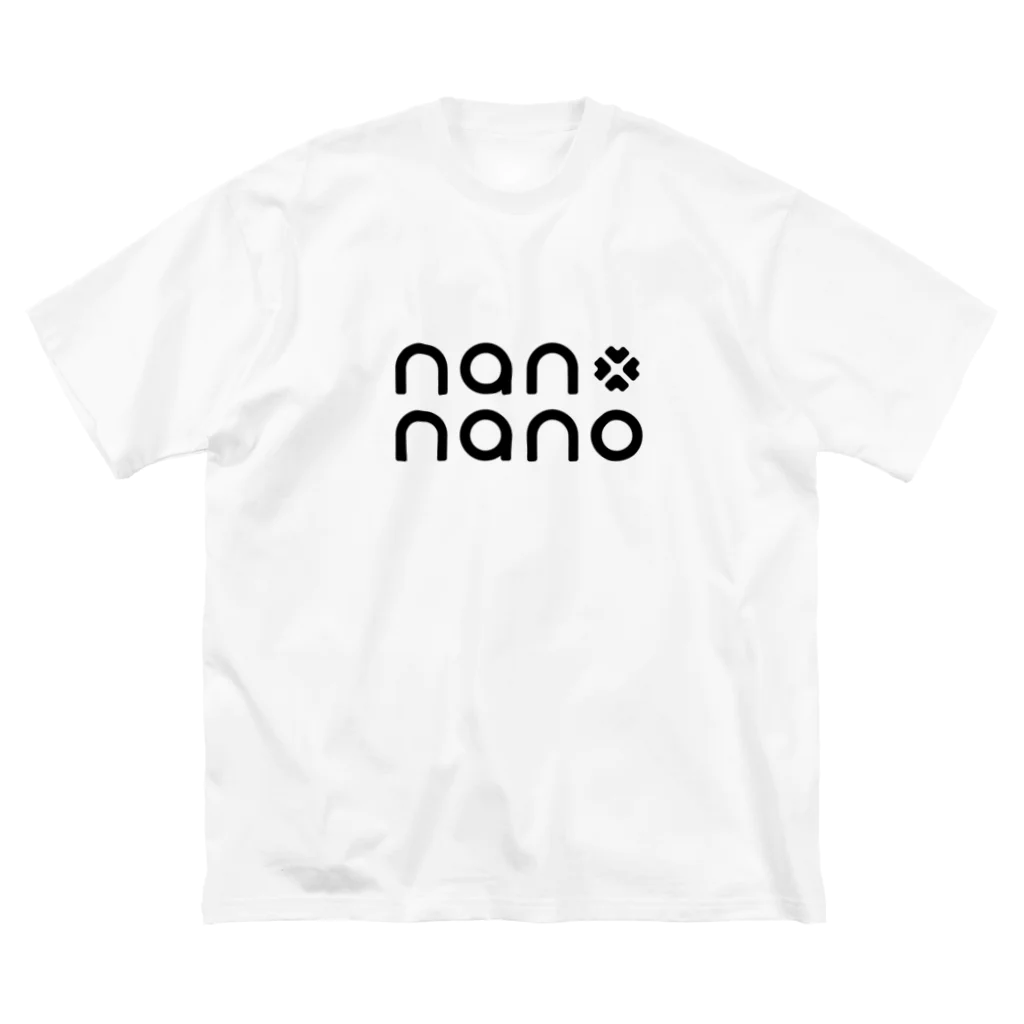 katooonlineのnan nano logo ビッグシルエットTシャツ