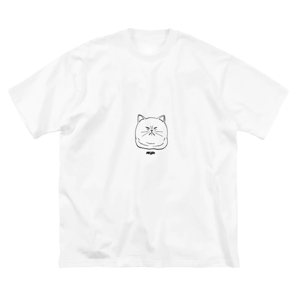 Mk.60のふて寝ブリティッシュショートヘア ビッグシルエットTシャツ