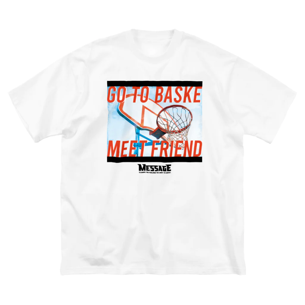 MessagEのBAKSE FRIEND ビッグシルエットTシャツ