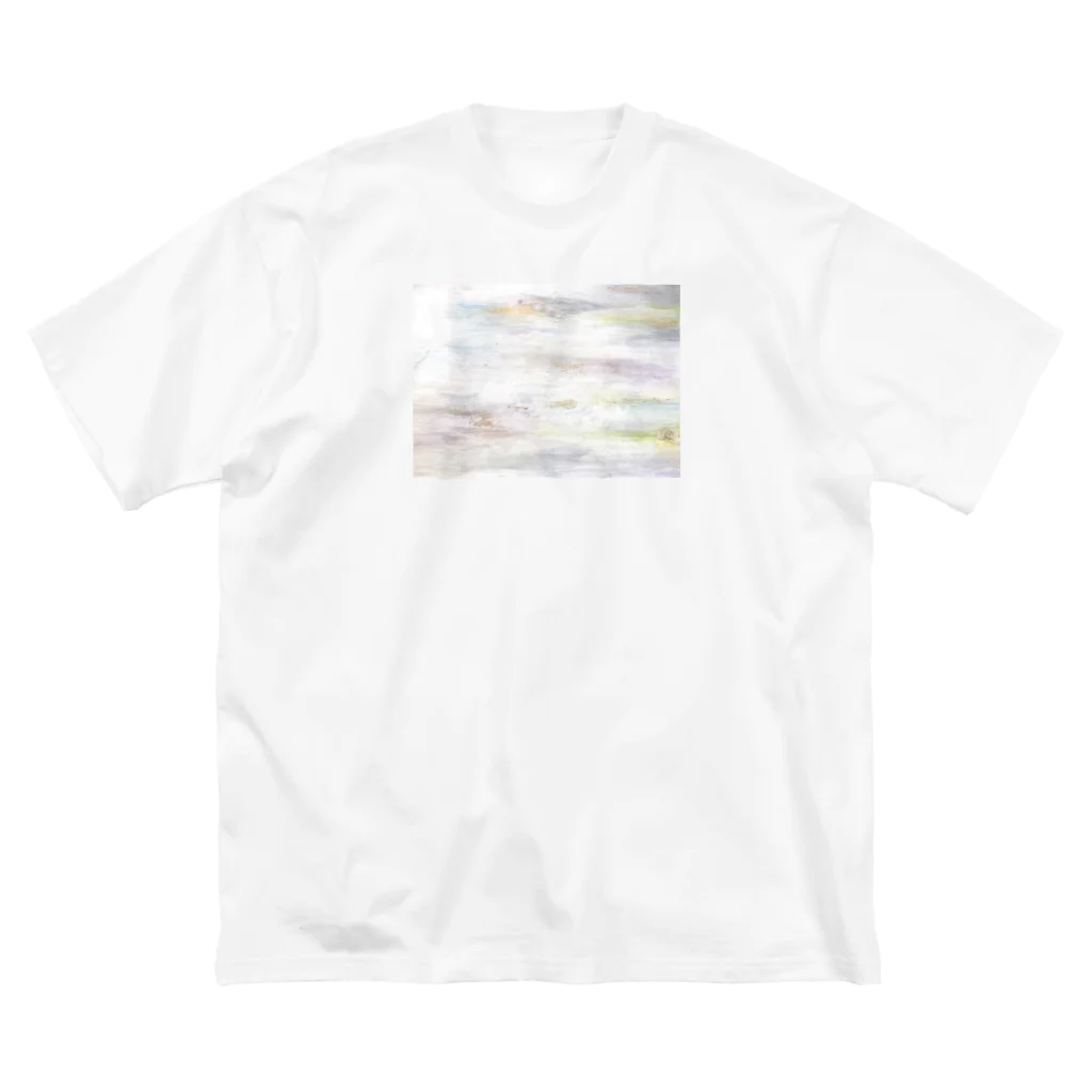 まのゆみの抽象画 ビッグシルエットTシャツ