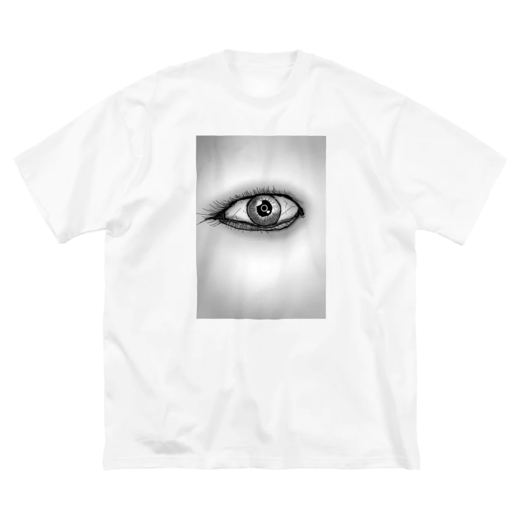 WHITEBLACKのeye ビッグシルエットTシャツ