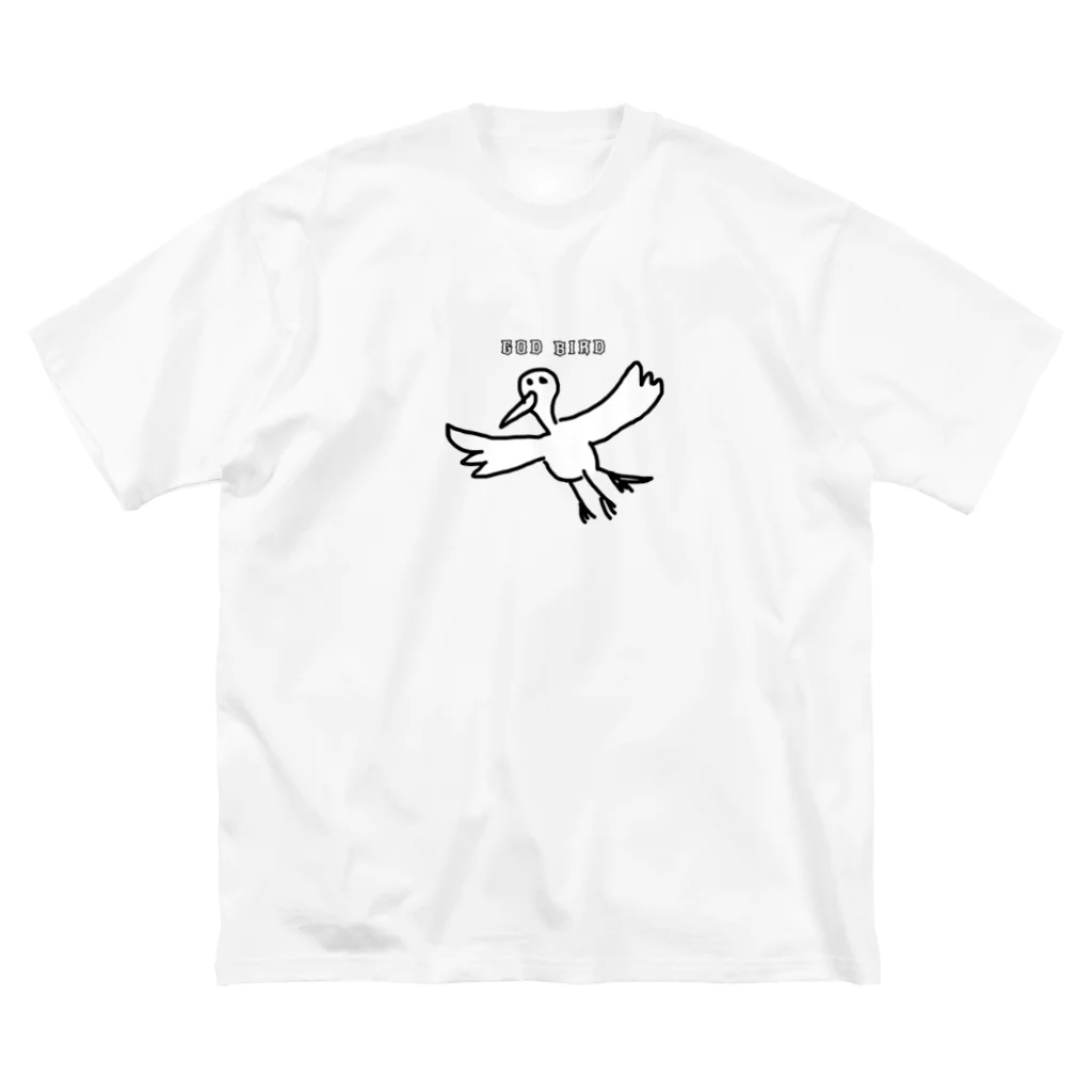 OpapanのGOD BIRD ビッグシルエットTシャツ