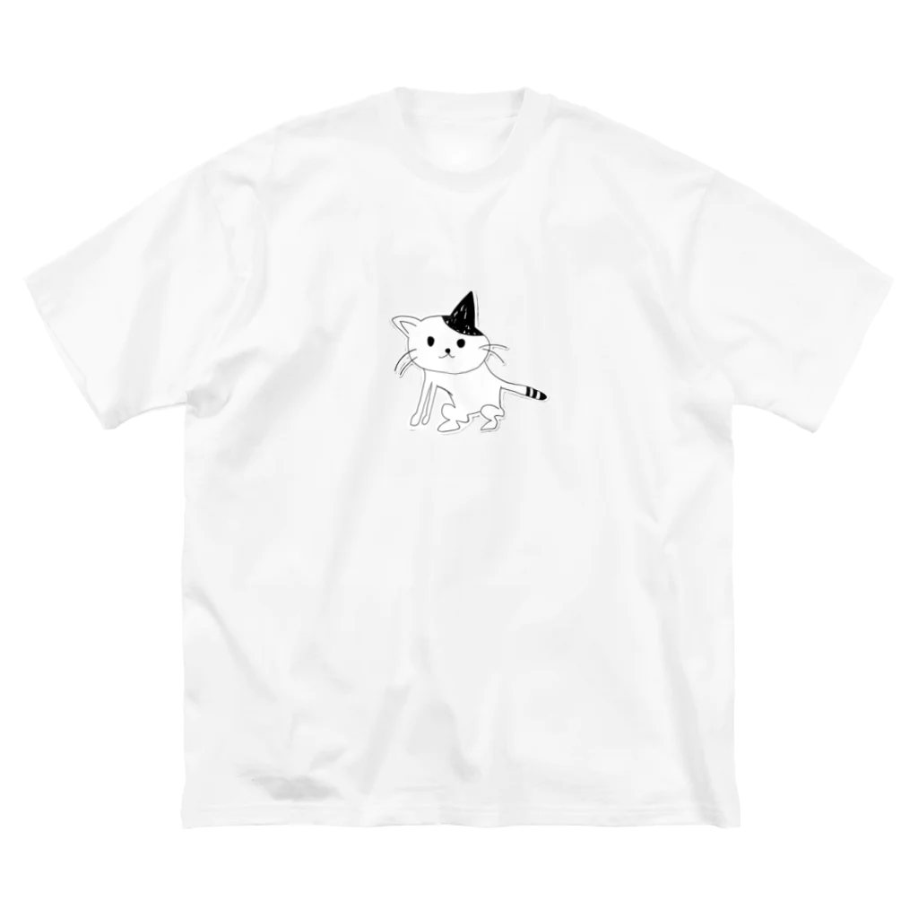 HIBIKIのぬこさんやでビッグシルエットTシャツ Big T-Shirt