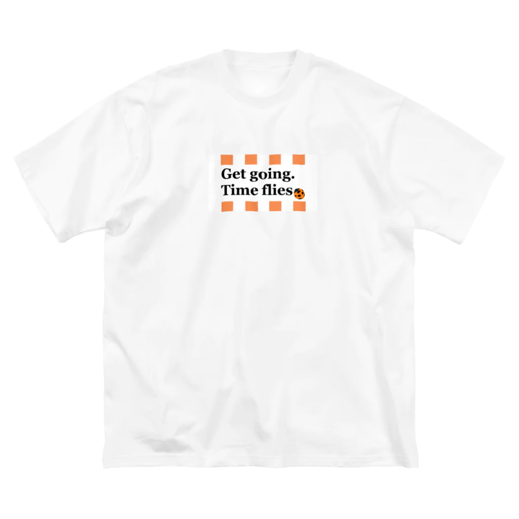 ホームタウンスター　Hometown Star のテントウムシピリオド（オレンジ）　Orange Ladybird Big T-Shirt