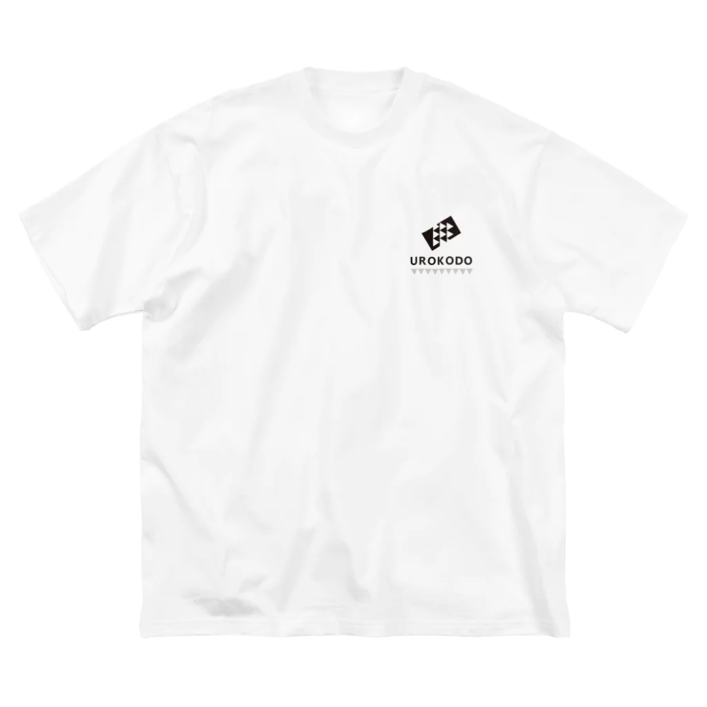 UROKODO Official Web Shopの黒ロゴ-半袖BIGシルエットT ビッグシルエットTシャツ