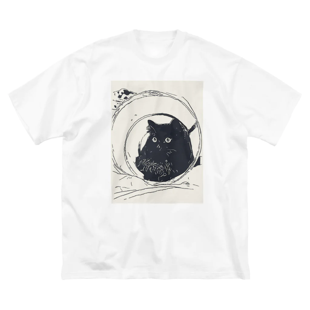 スケキヨ🐾の黒猫のジジくん　シリーズ1 Big T-Shirt