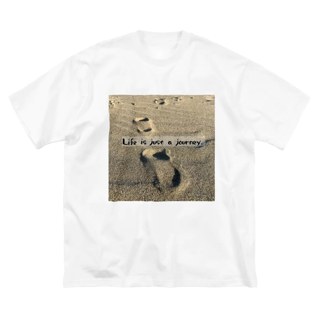 RINちゃんのLife is just a journey.人生ってまさに旅ね。 ビッグシルエットTシャツ