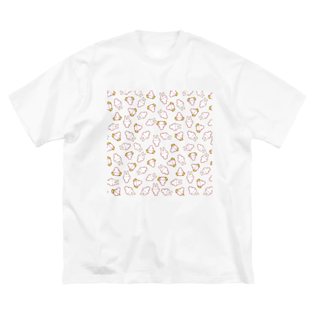 グッズショップKAZUのモザイクけあうさ Big T-Shirt