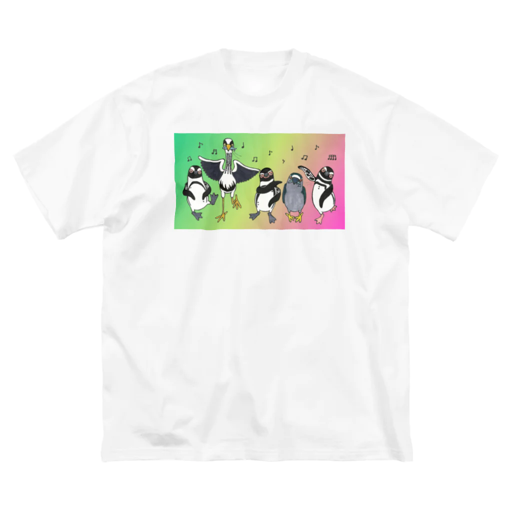 penguininkoのHappiness dancing グラデversion③ Big T-Shirt