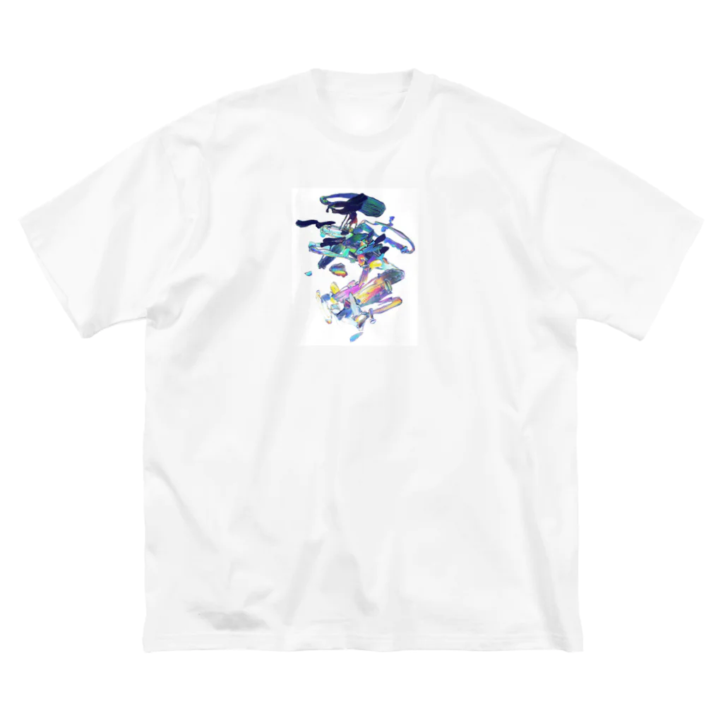 はくいきしろいの無題03 ビッグシルエットTシャツ