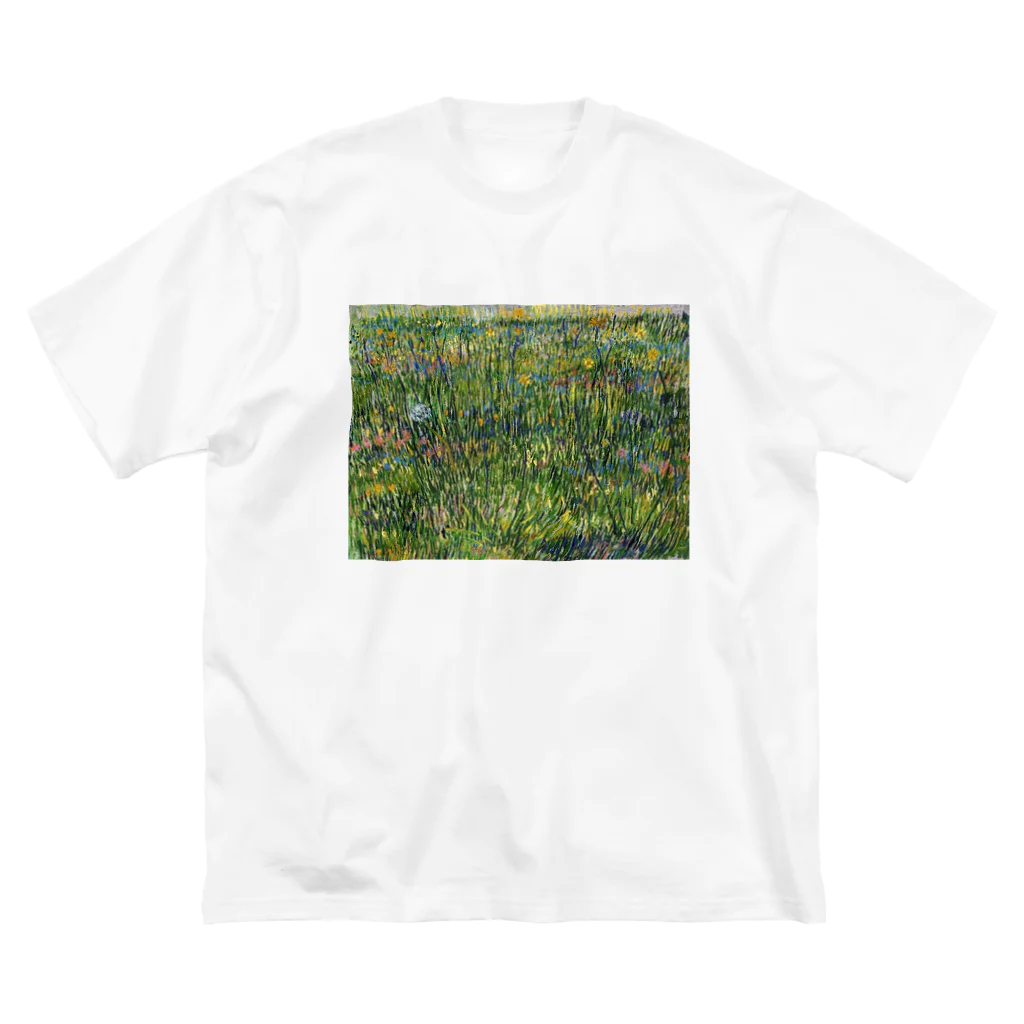 Art Baseのフィンセント・ファン・ゴッホ　《草地》 ビッグシルエットTシャツ