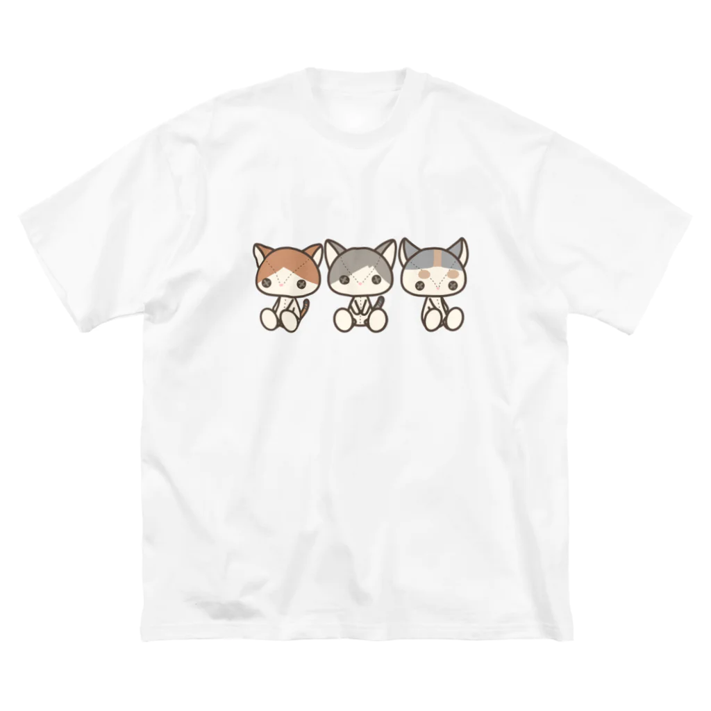 ねことおひるねのいい夢みてね ビッグシルエットTシャツ