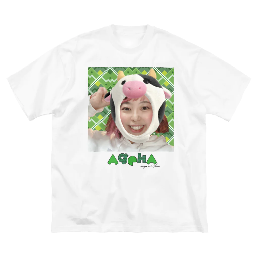 あ̷げ̷は̷1̷9̷8̷0̷のウシあげは服 ビッグシルエットTシャツ