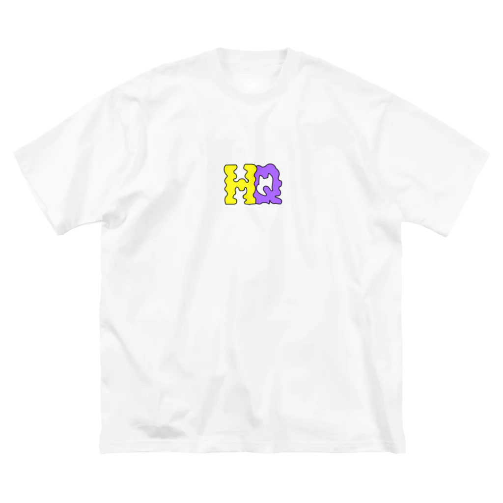 HQnDq【本田】🐝のHQ ロゴ２ ビッグシルエットTシャツ