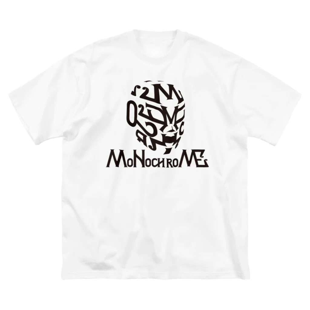 MoNochroMEのMoNochroMEマスク（黒） Big T-Shirt