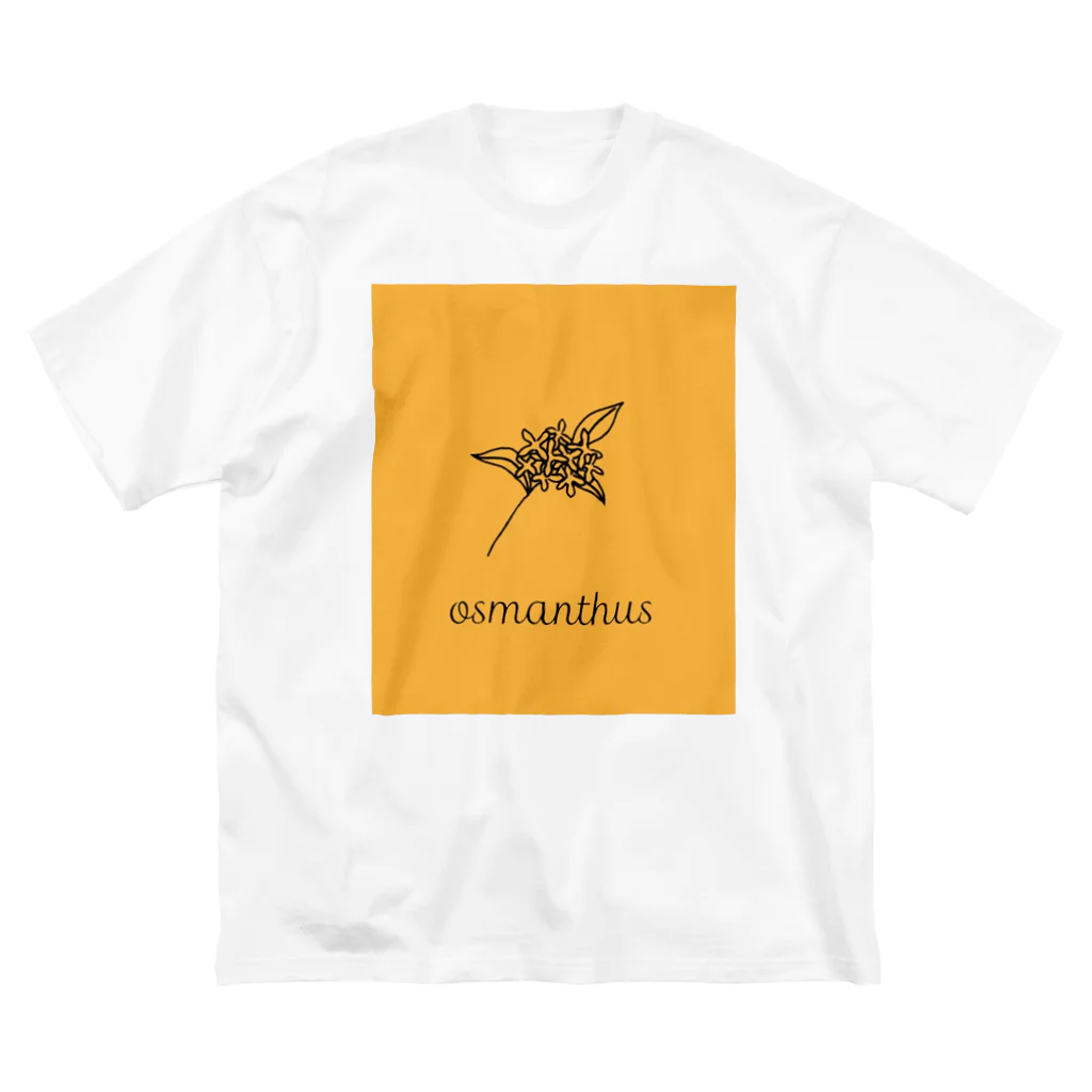 ん。のosmanthus ビッグシルエットTシャツ