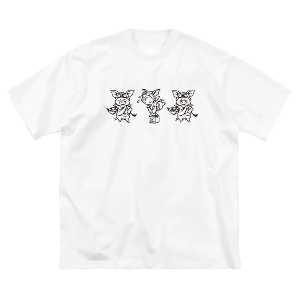 東新宿サンラサーのLOVE豚組 ビッグシルエットTシャツ