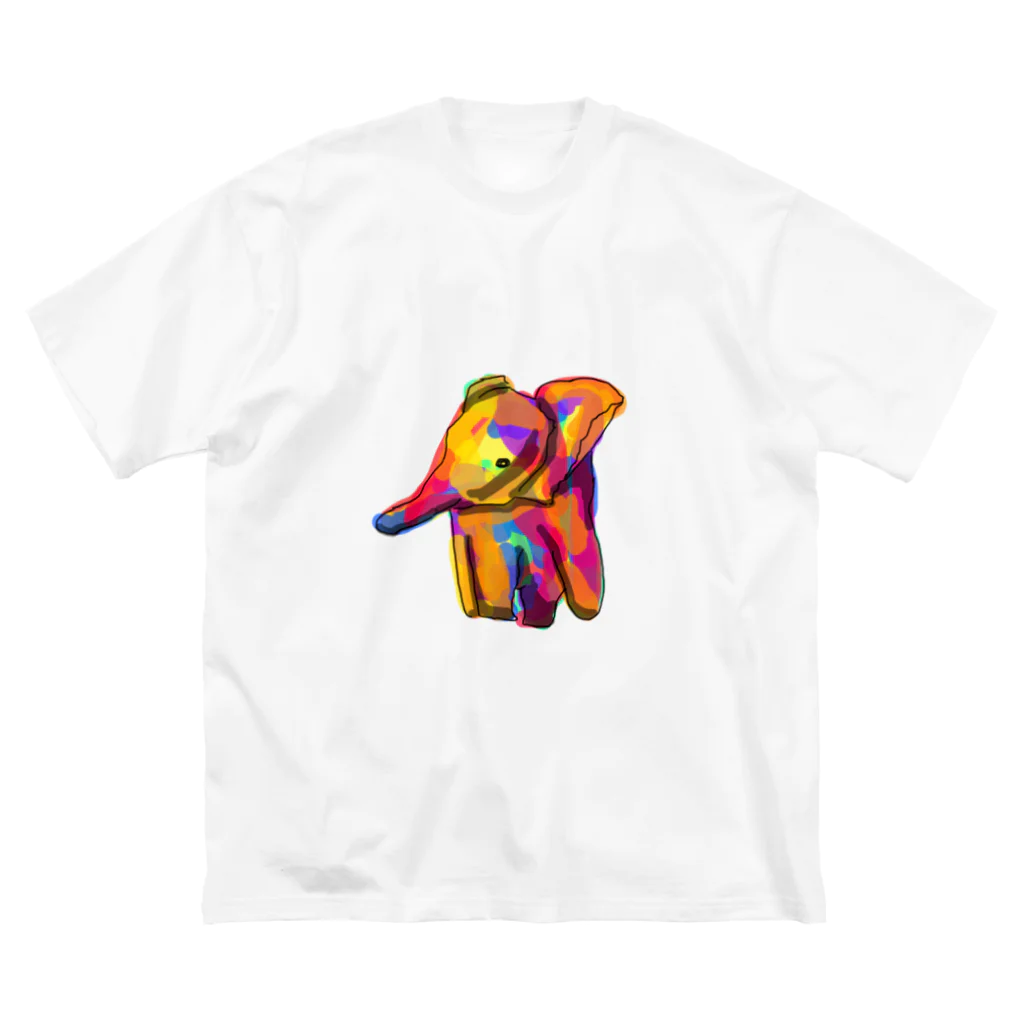 音速本舗のelephant Big T-Shirt