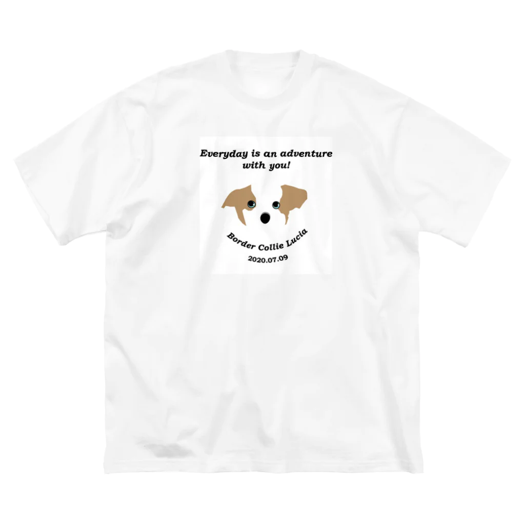 Bordercollie StreetのHappy LUCIA Big T-Shirt