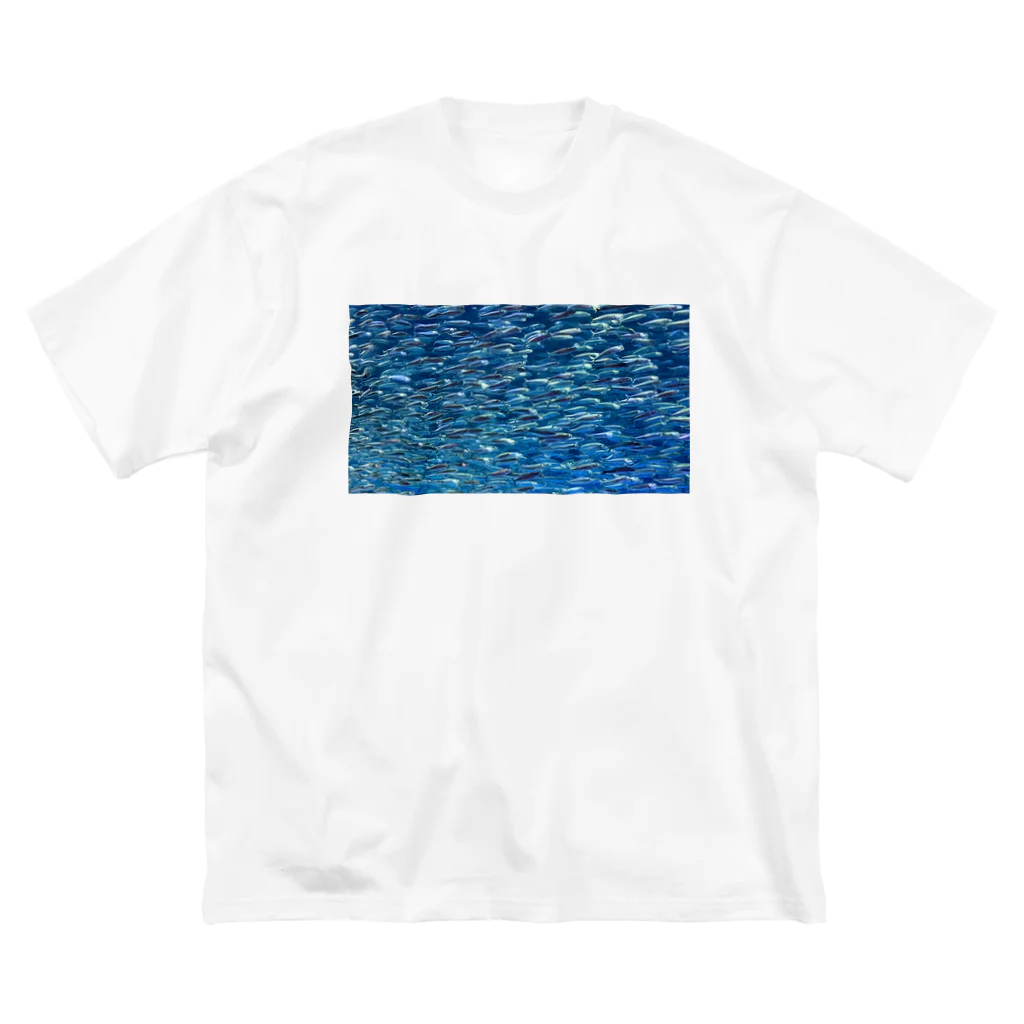 Rice Cube Dominoの鰯 ビッグシルエットTシャツ