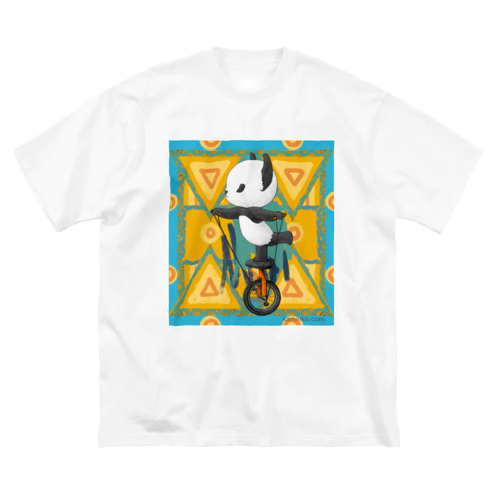 Masashi Kaminkoの【パンダ】Balanceポンちゃん ビッグシルエットTシャツ