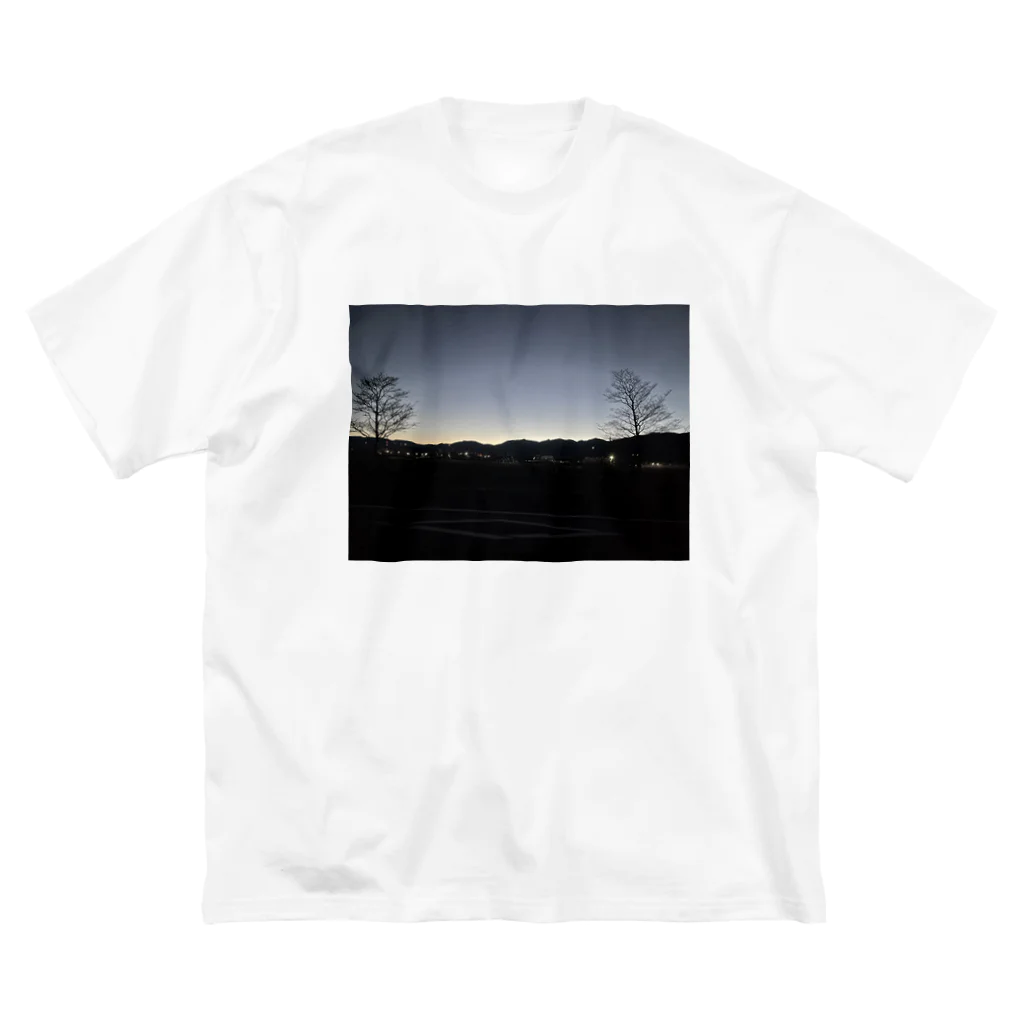 2929gawDesignShop358のEarly winter sunrise ビッグシルエットTシャツ