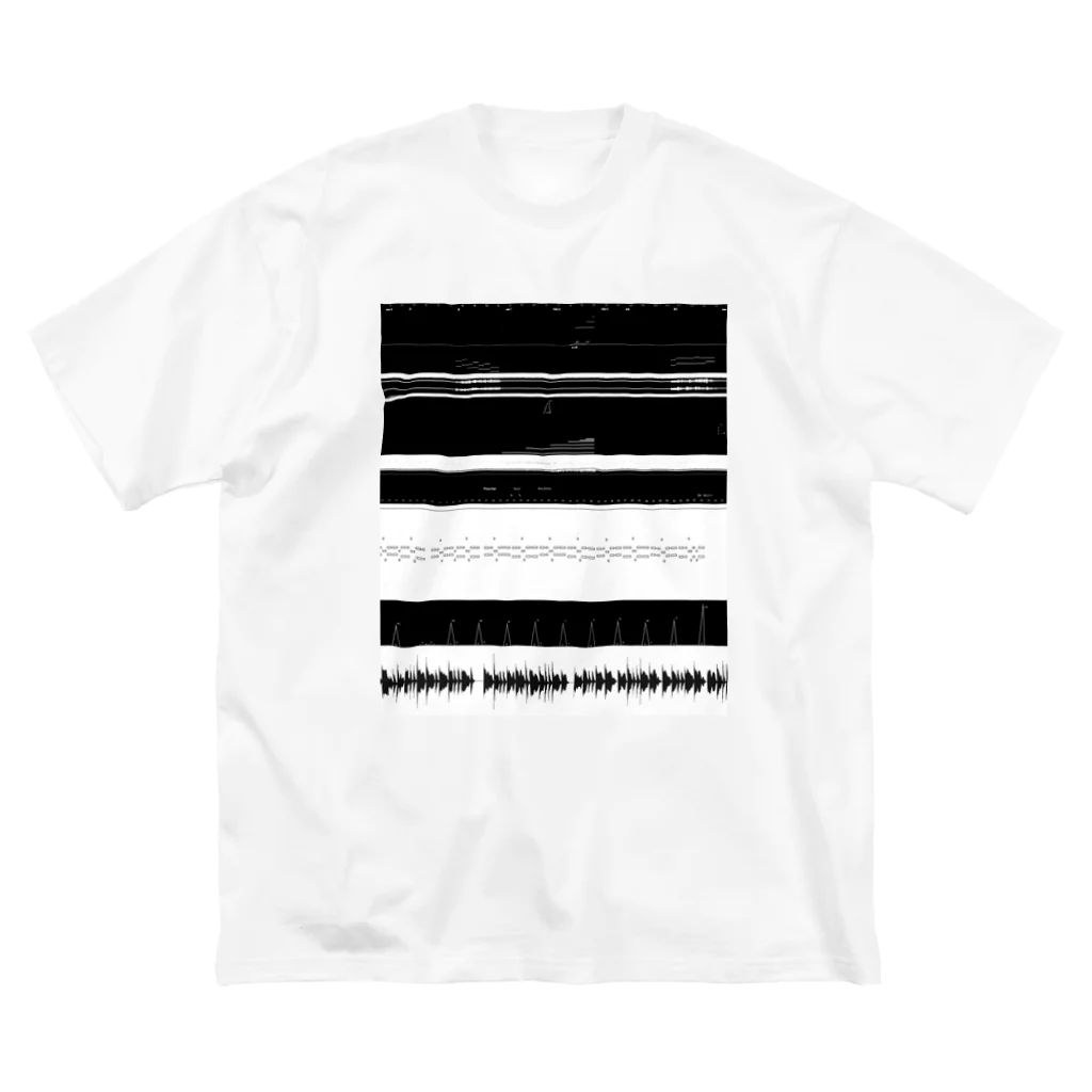 Desktop LabのDAW波形ボーダー Big T-Shirt