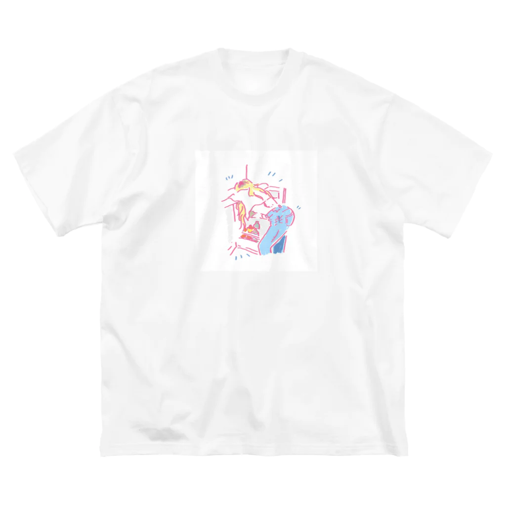 girls girls girlsのhungry girl ビッグシルエットTシャツ