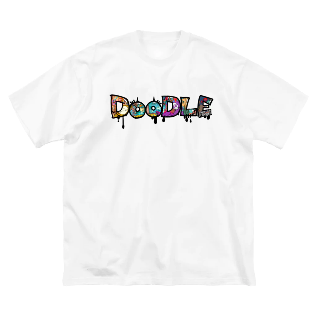 落書きジョーカーのDOODLE TOWN ビッグシルエットTシャツ