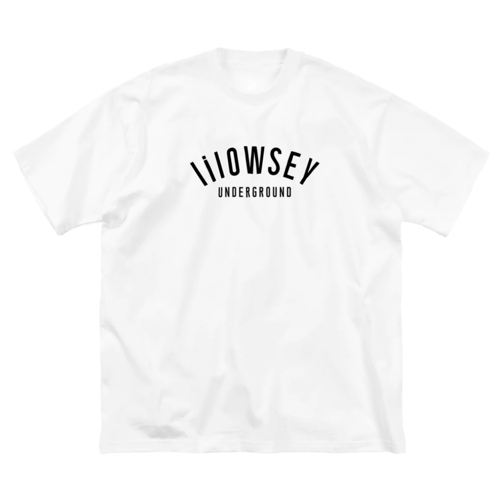 lilOWSEY UNDERGROUNDの"lilOWSEY" OG BLACK LOGO 루즈핏 티셔츠