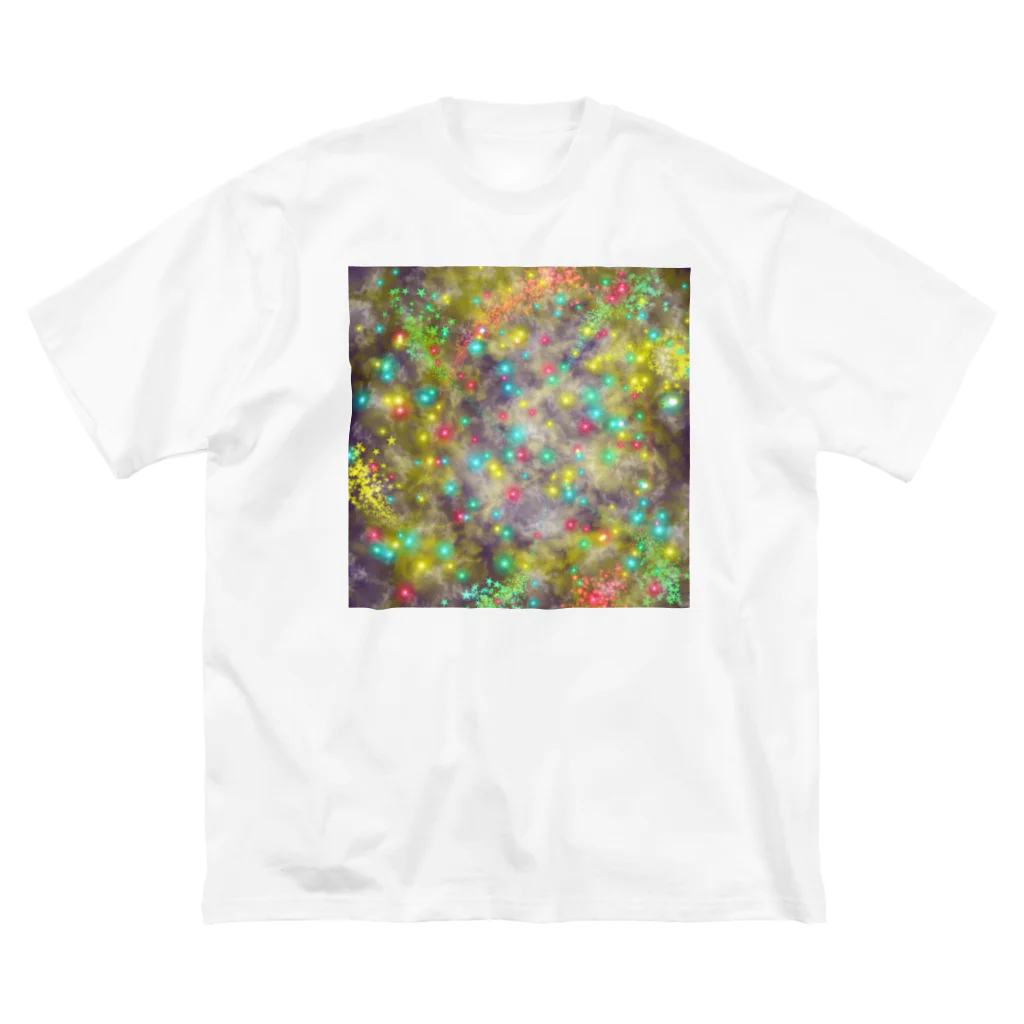 LeafCreateのGalaxyNightNo.14 ビッグシルエットTシャツ