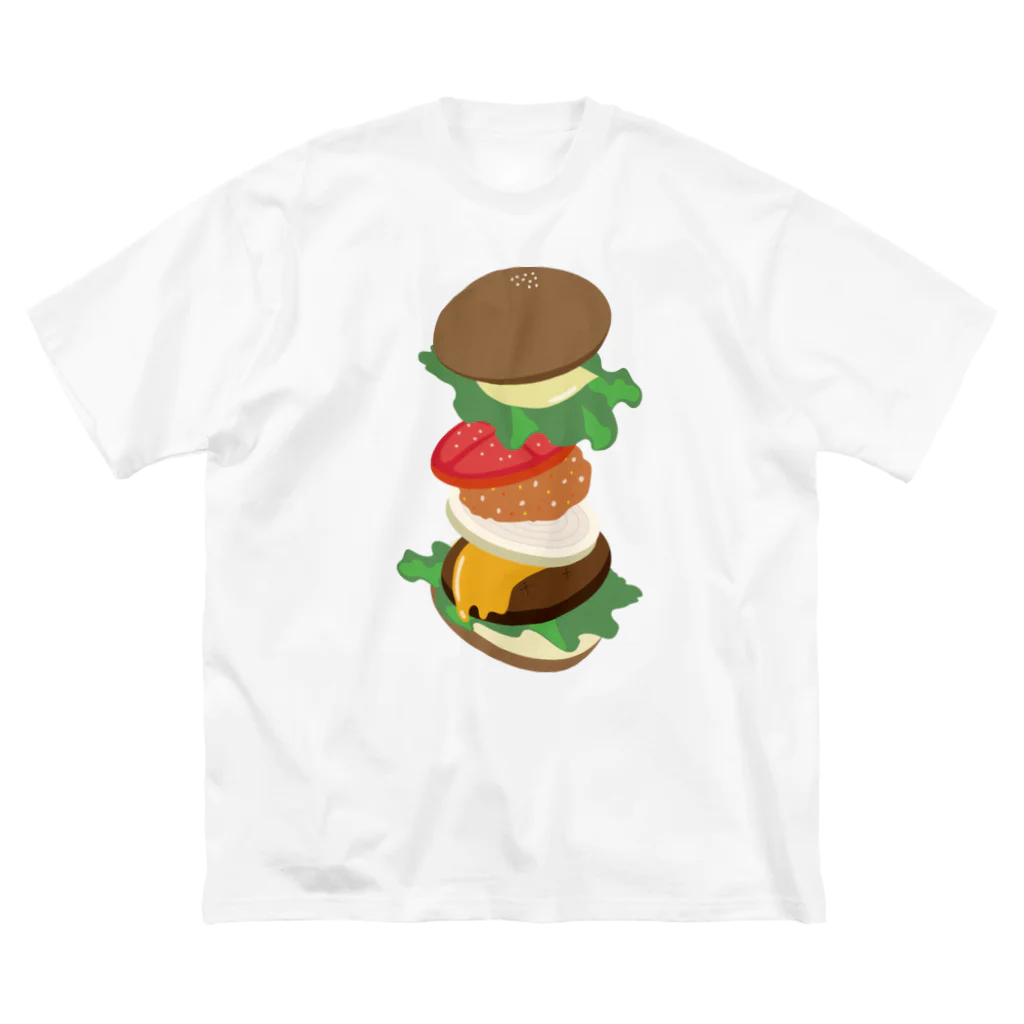 AWESOME HAMBURGERのクラシックバーガー Big T-Shirt