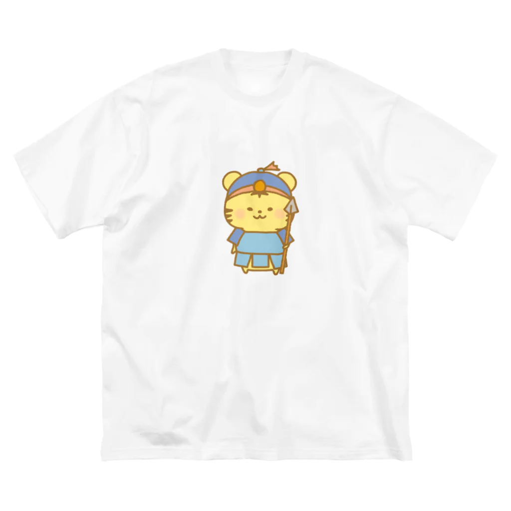 もちぱっちの毘沙門天トラさん ビッグシルエットTシャツ