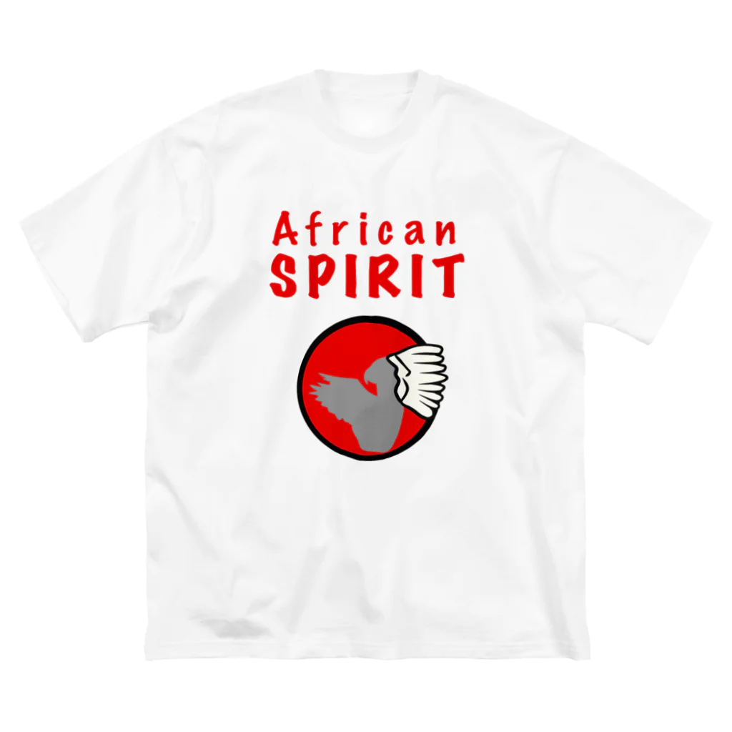 愉快なインコ達のアフリカの信念 루즈핏 티셔츠