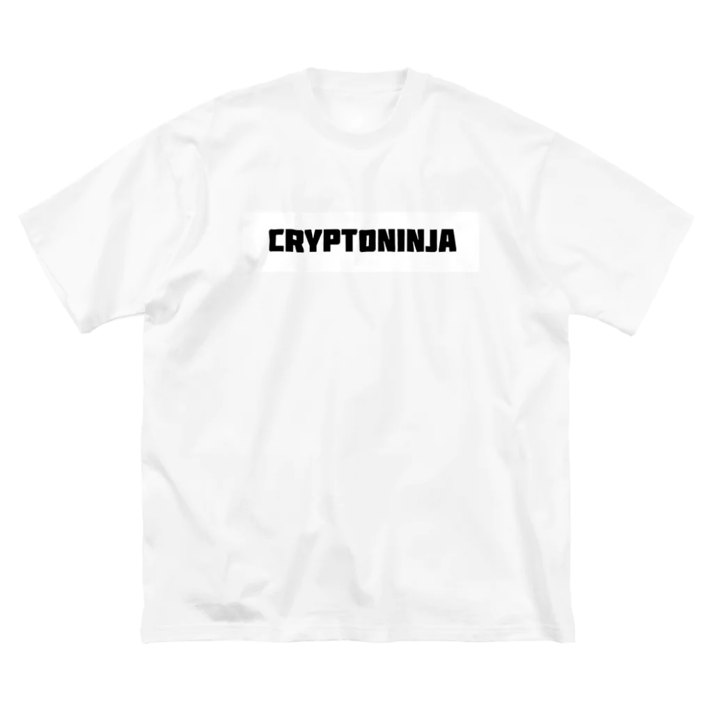 CHIKUSHOのCryptoNinja ロゴ入りTシャツ ビッグシルエットTシャツ