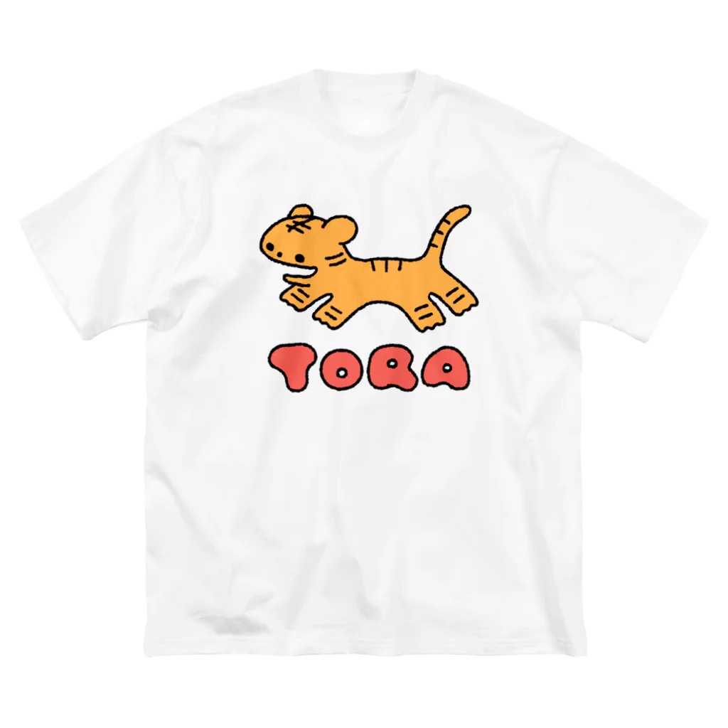 働きたくないのとらTORA2022 ビッグシルエットTシャツ