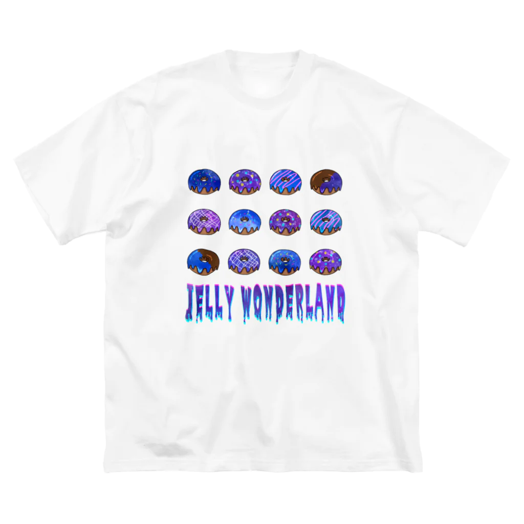 【公式】JELLY WONDERLAND【ショップ】のジェリードーナツ Big T-Shirt