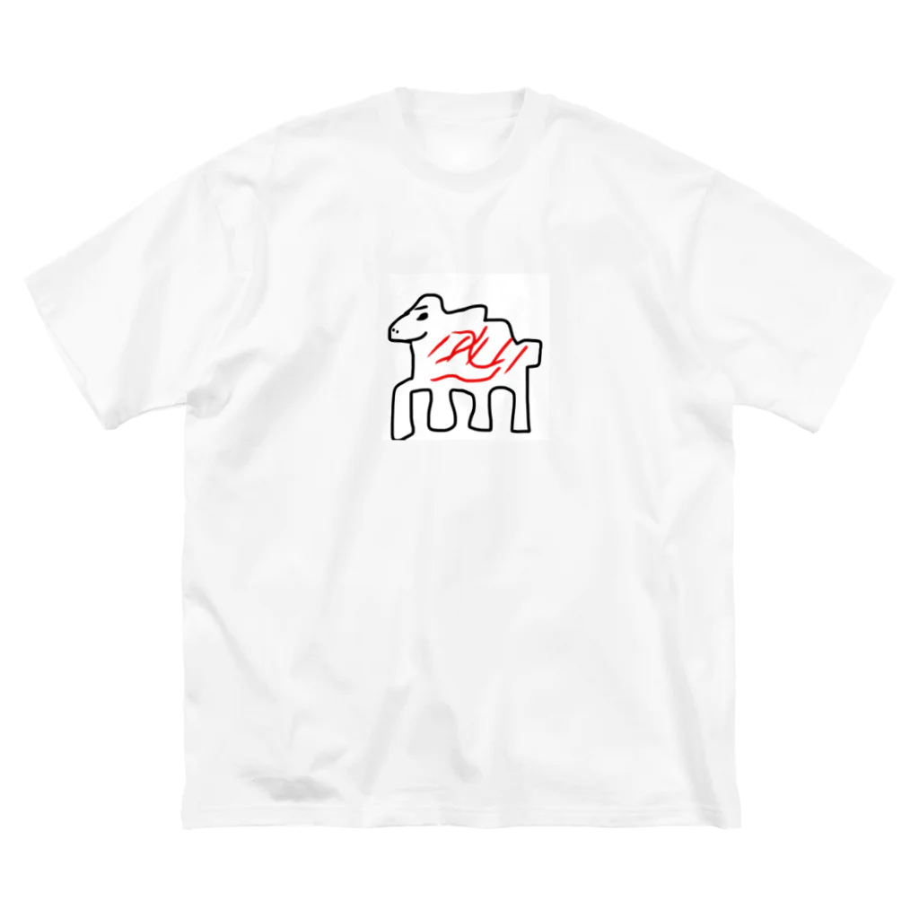 takoyakikaigaのオウマサンtee ビッグシルエットTシャツ