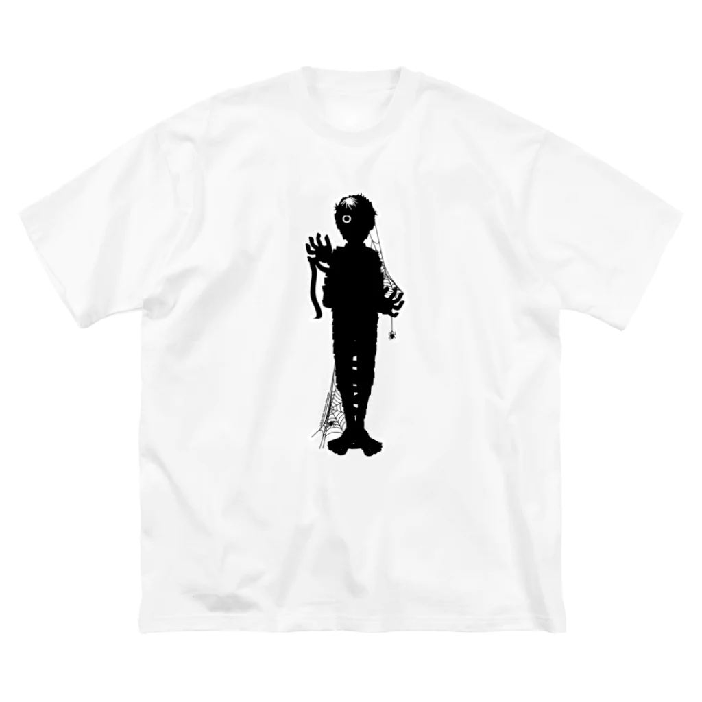 Cɐkeccooのホラーズシルエット(ミイラ男) Big T-Shirt