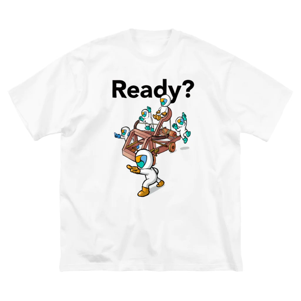 ONIGIRI △ MGの【NEM】 Ready? ビッグシルエットTシャツ