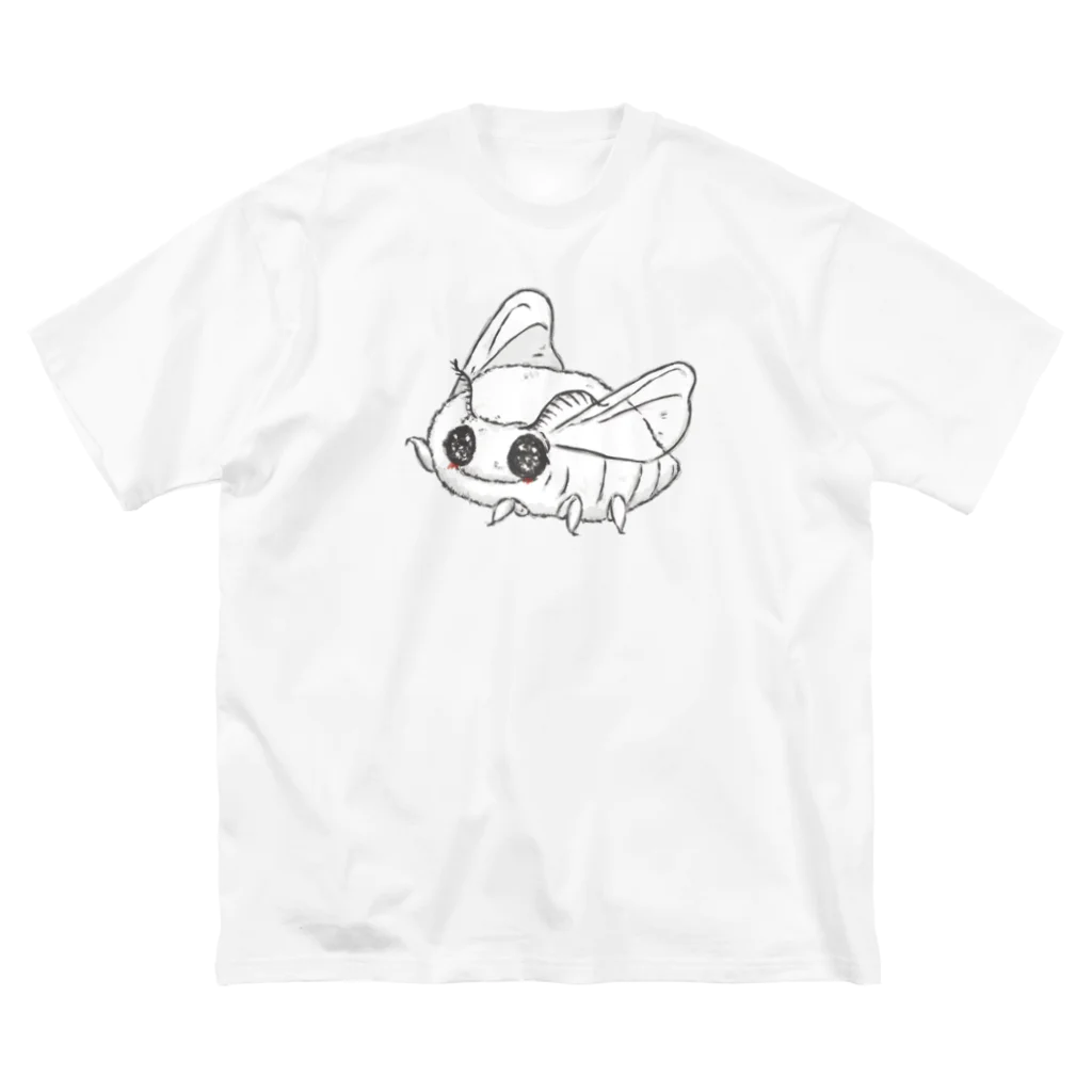 MIKAERUのカイコガさん ビッグシルエットTシャツ