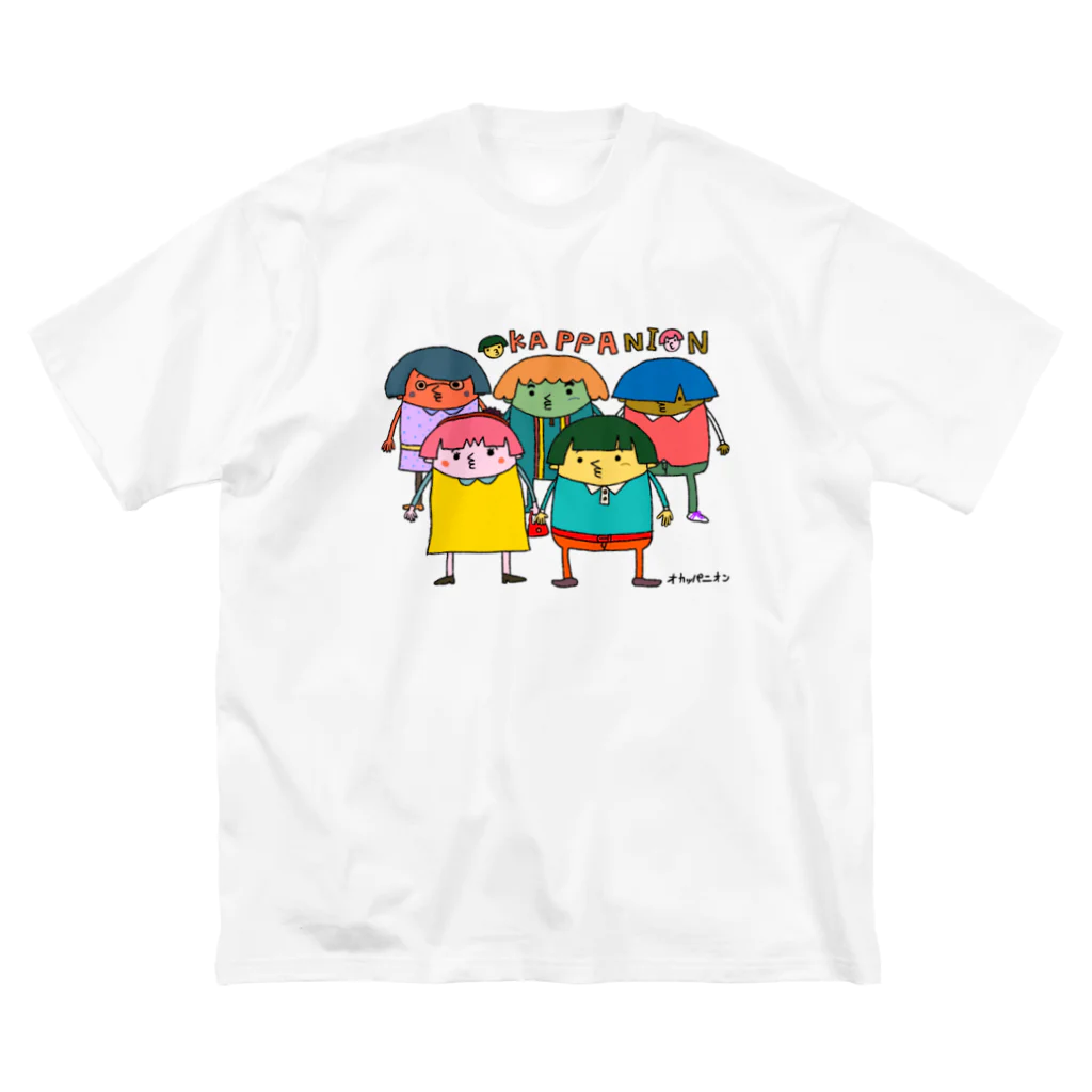 森のkumataroのオカッパニオン ビッグシルエットTシャツ