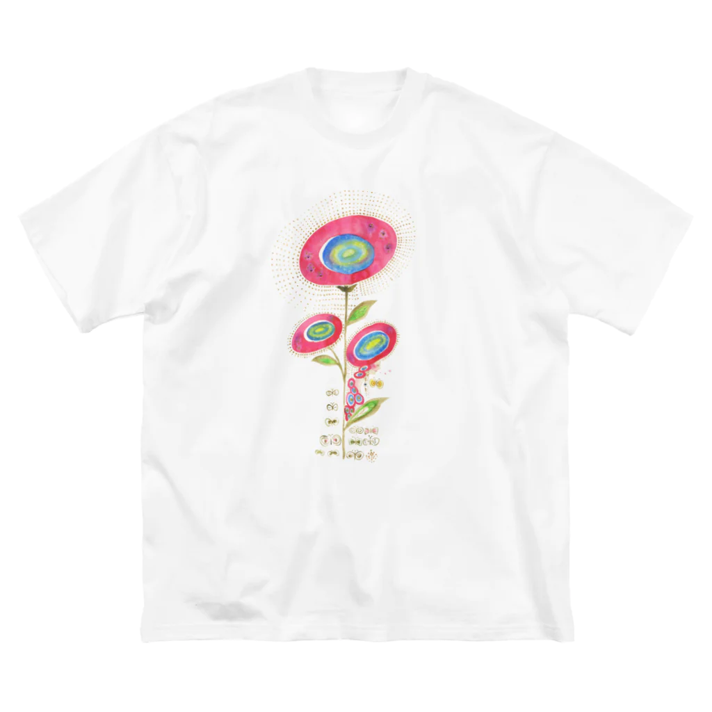 tetote ai design hut ～森の中のデザイン制作所～のためいきのゆくえ ビッグシルエットTシャツ